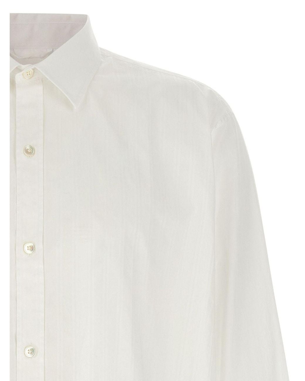 mfpen White Auditorium Relaxed Shirt for men