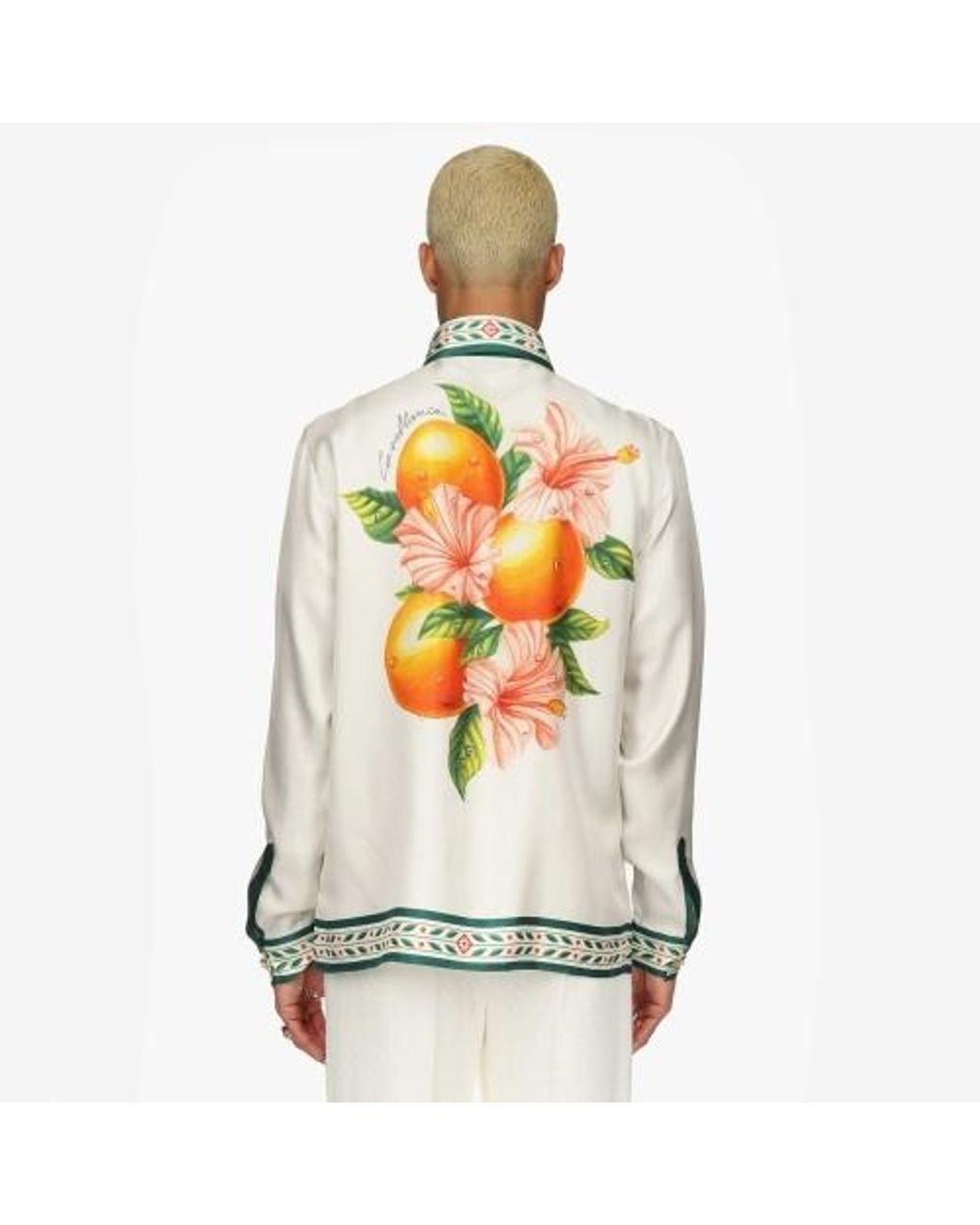 Casablanca Green Oranges En Fleur Shirt for men
