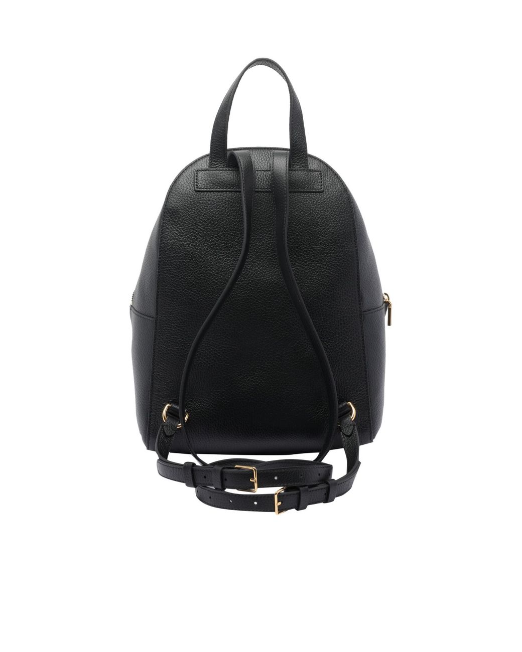 Coccinelle Black Logo Printed Backpack