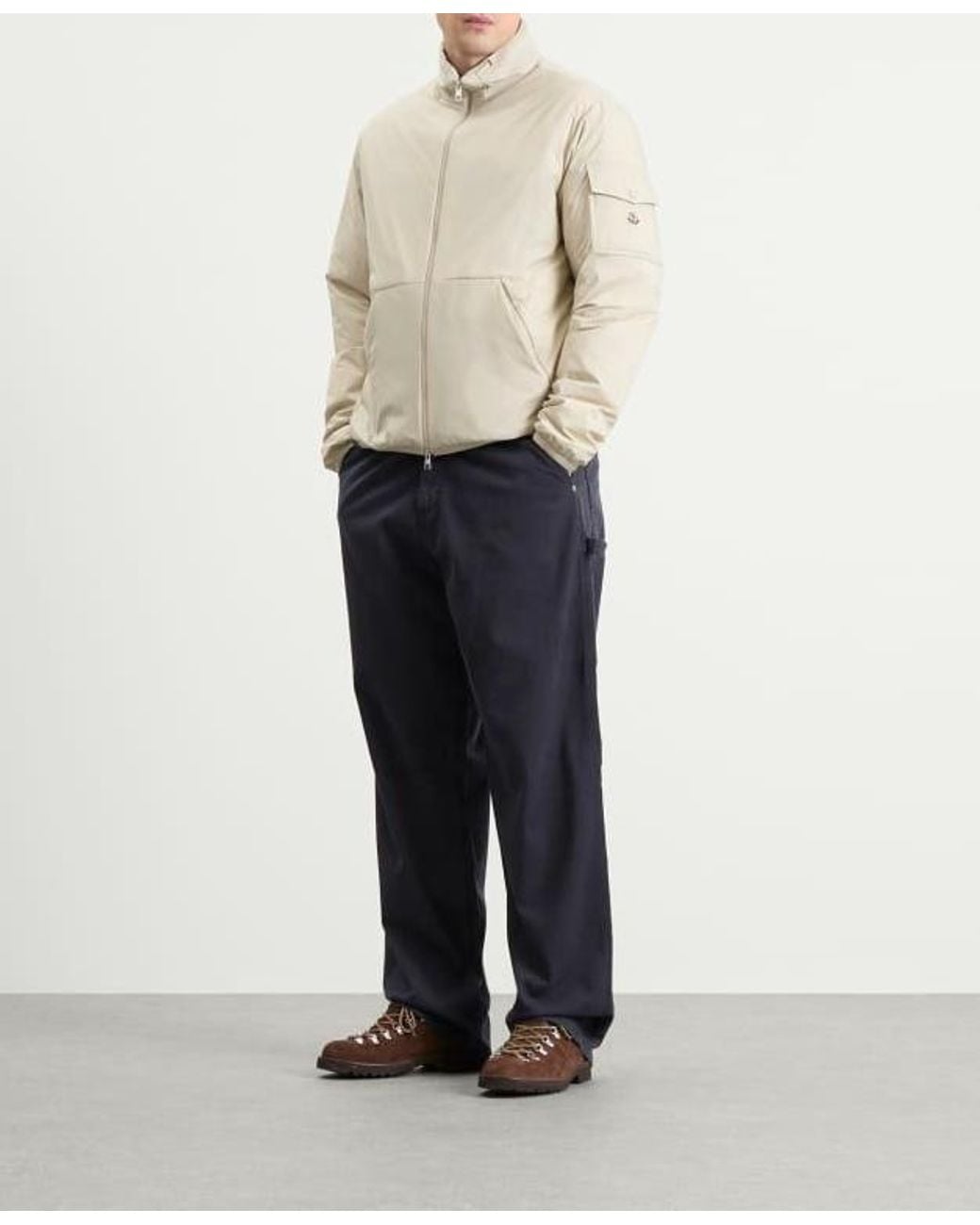 Moncler Natural Breezes Cropped Padded Jacket for men