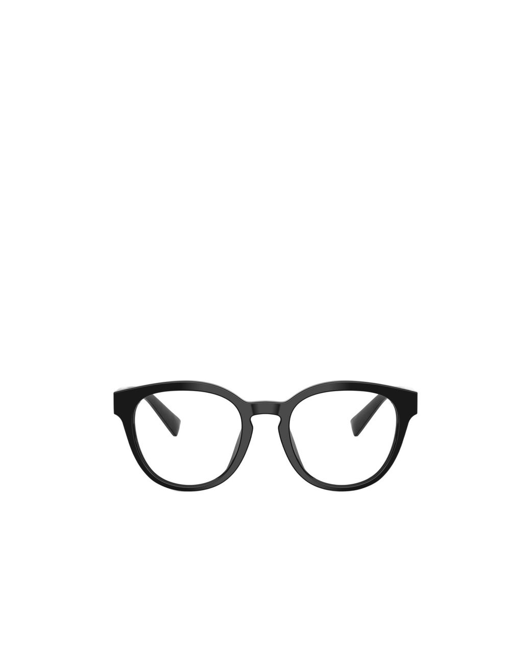 Dolce & Gabbana Black Eyewear Round Frame Glasses for men