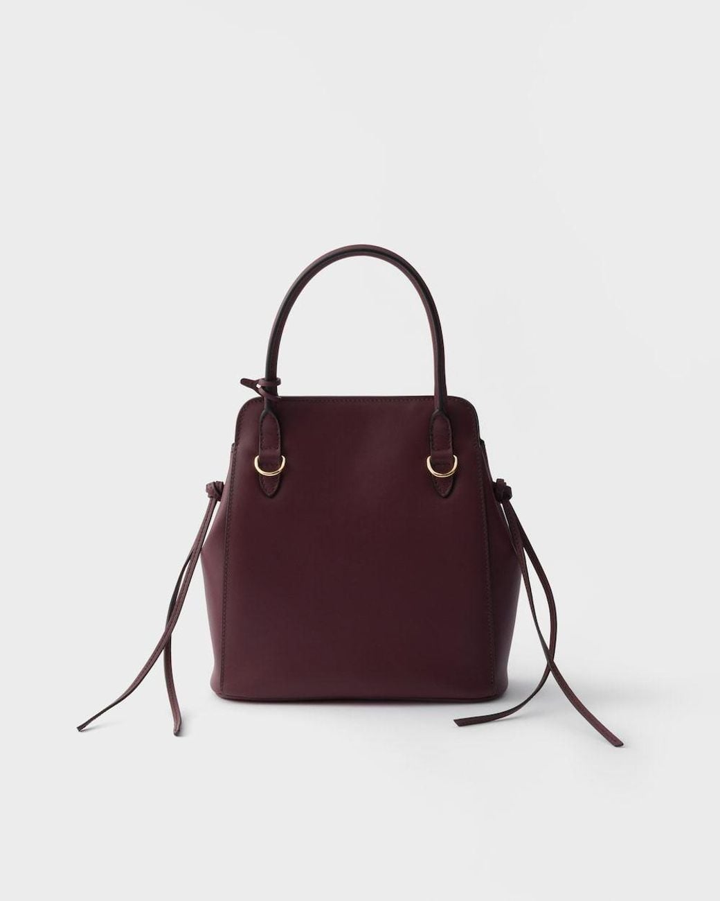 Prada Red Carry Leather Mini Handbag