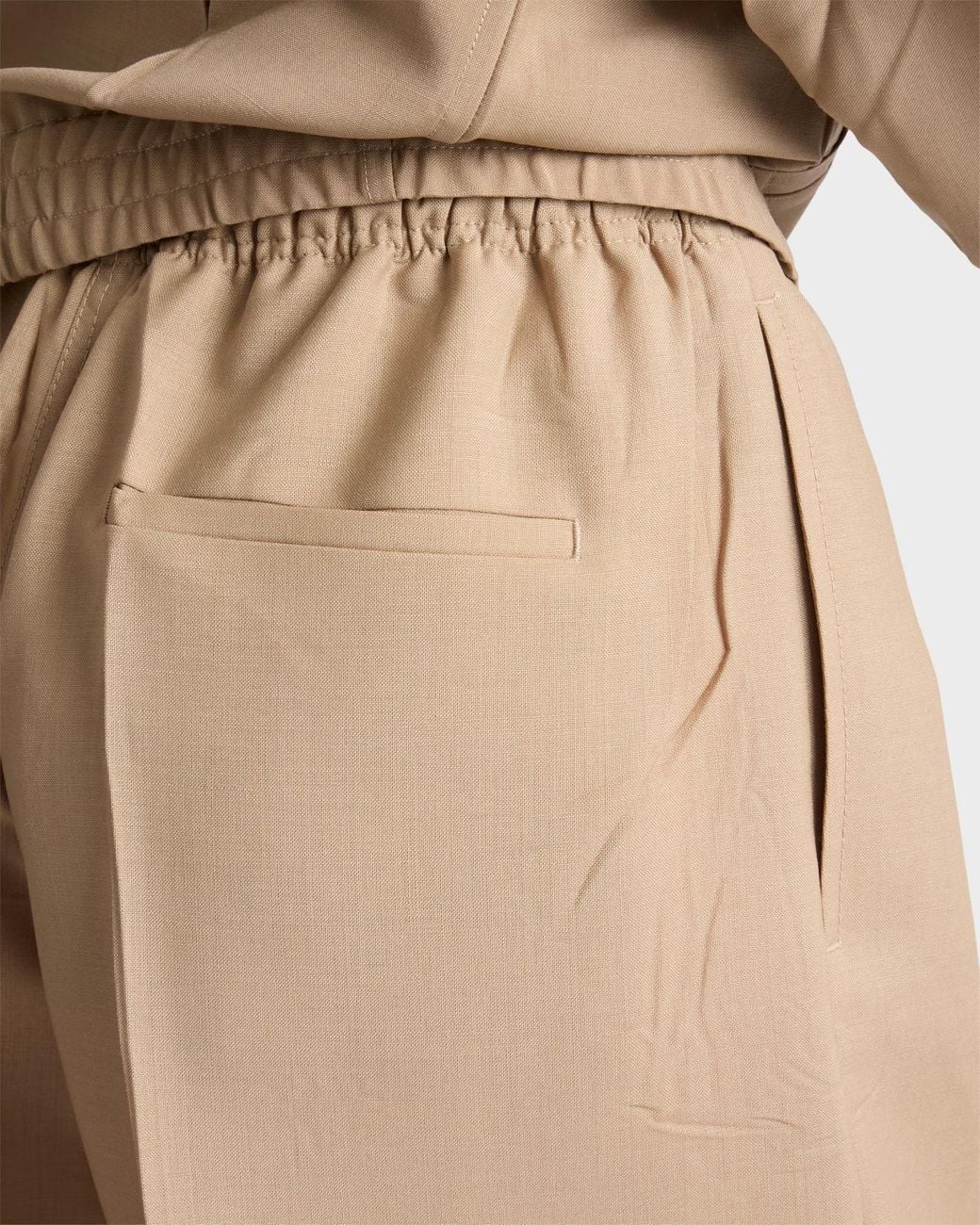 Prada Natural Light Mohair Pants