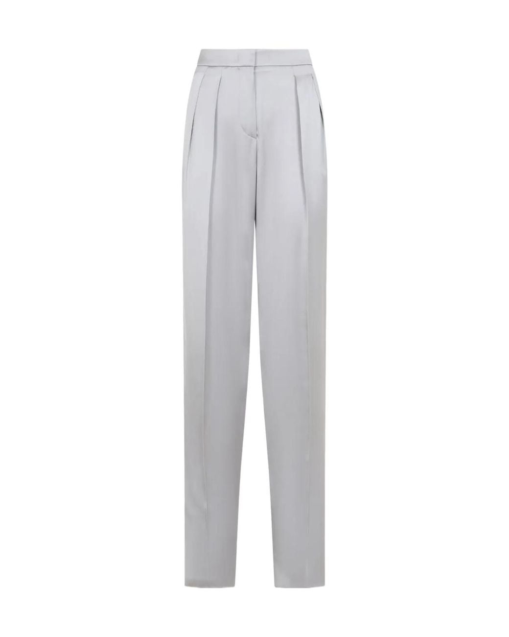 Giorgio Armani White Silk Trousers