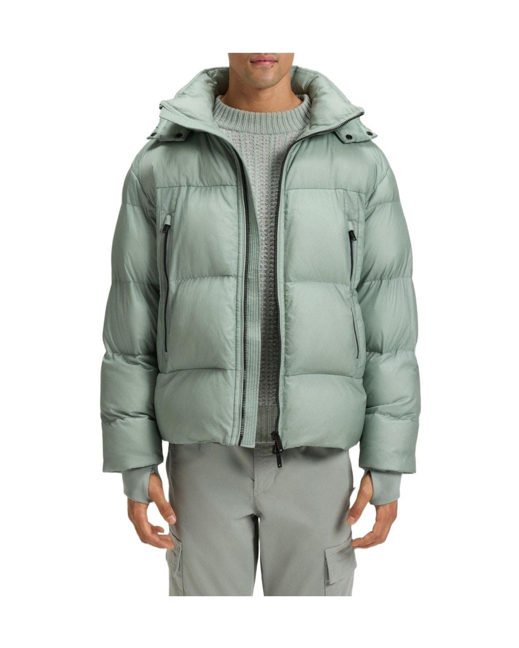 Boss Green Orbok Oversized Puffer Jacket for men