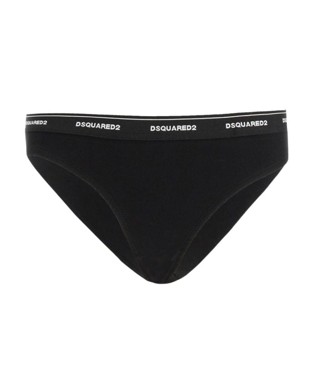 DSquared² Black Logo Waistband Briefs