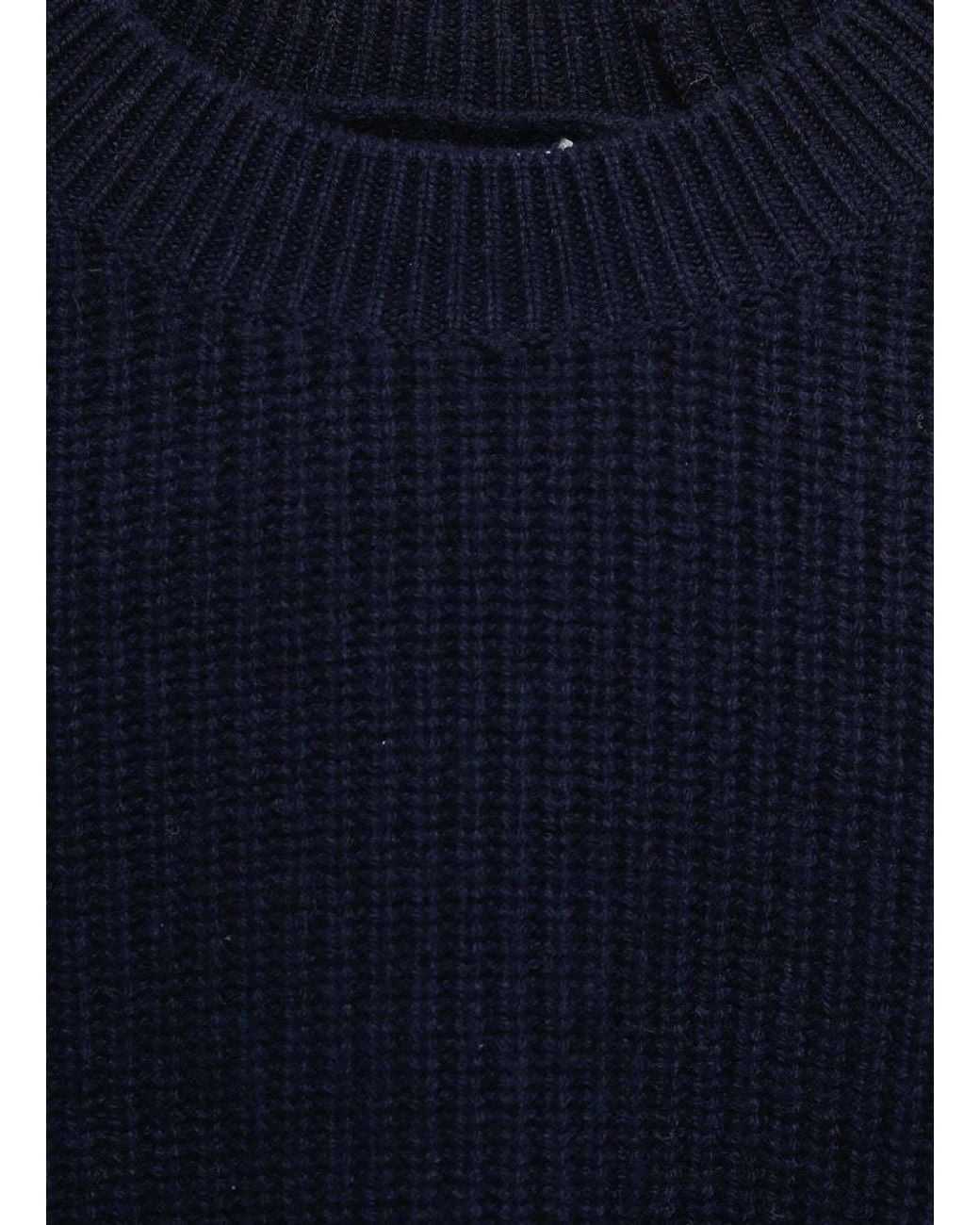 J.W. Anderson Blue Puff-Sleeves Sweater