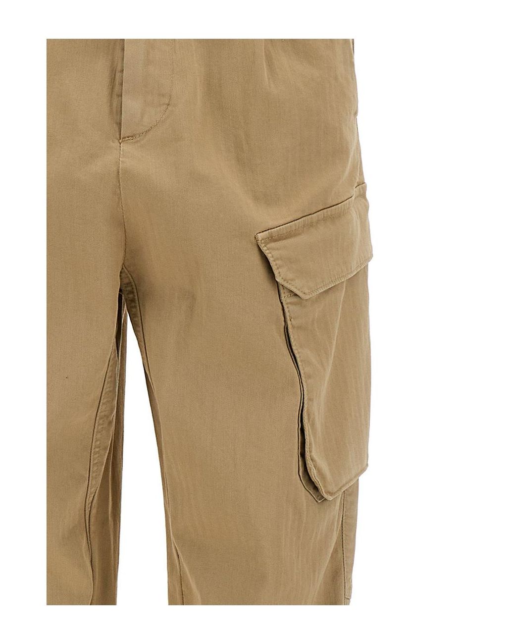 Semicouture Natural Semi Couture Cargo Pants With Pockets