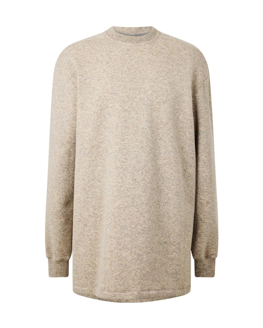 Rick Owens White Solid Color Knit Sweater for men