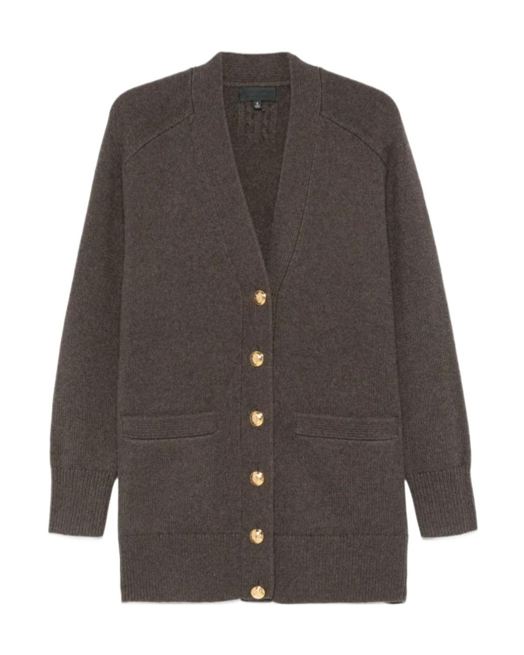 Nili Lotan Gray Jaycee Cardigan