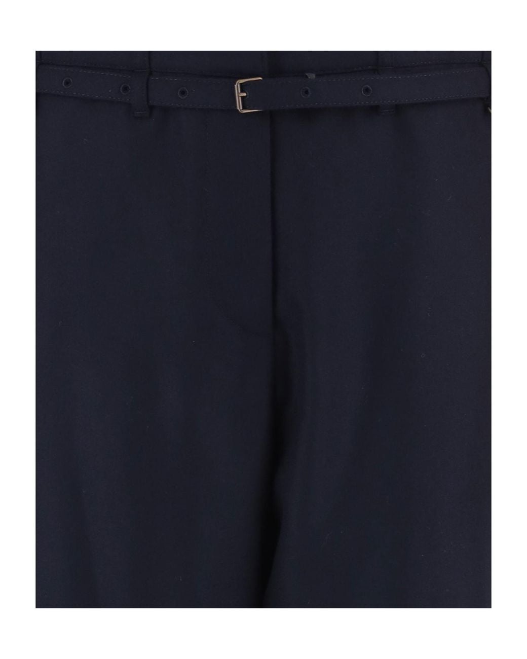 Dries Van Noten Blue Straight-Leg Casual Trousers