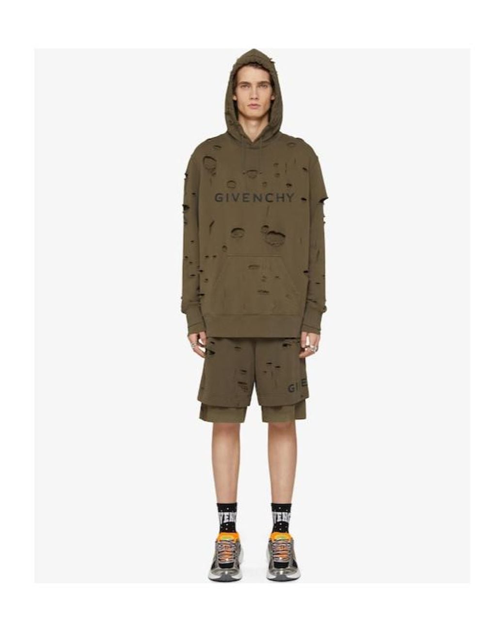 Givenchy Green Hoodie for men