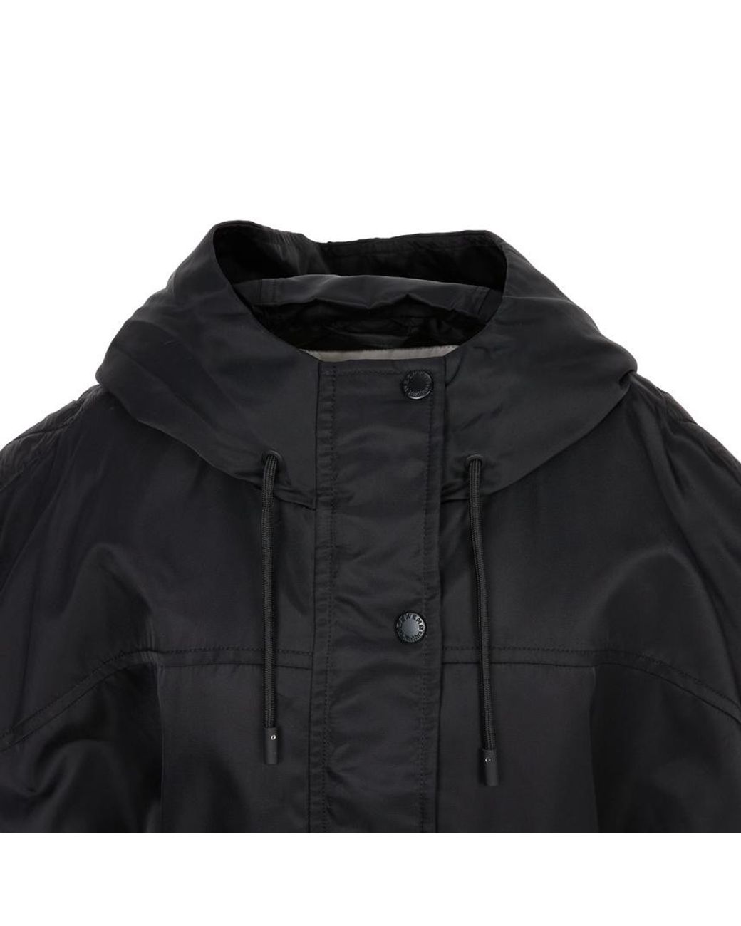 Weekend by Maxmara Black Wkdorigano Quilted Hooded Gilet