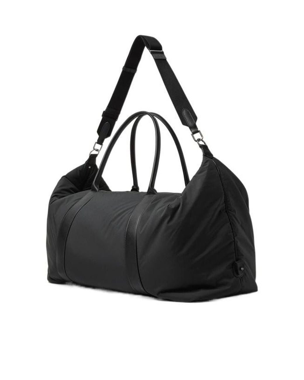 Loro Piana Black Wind Duffle Bag for men