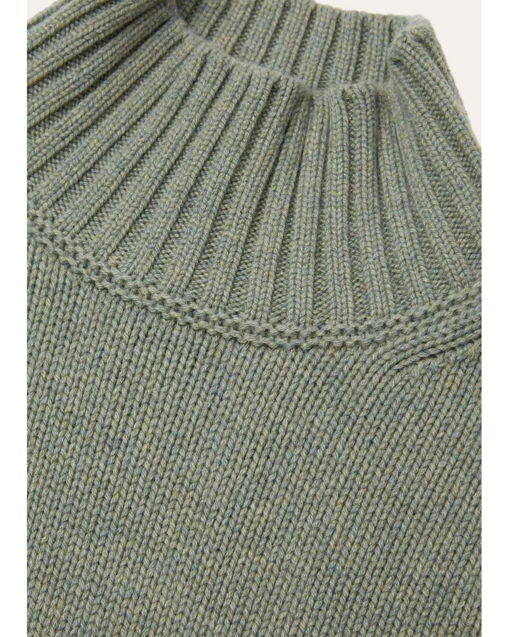 Loro Piana Green Parksville Turtleneck