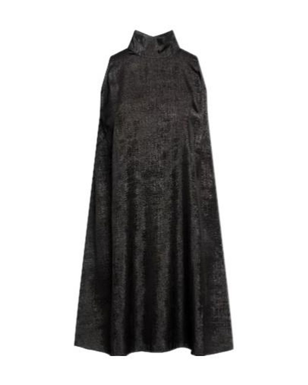 MAX&Co. Black Sleeveless Flared Dress