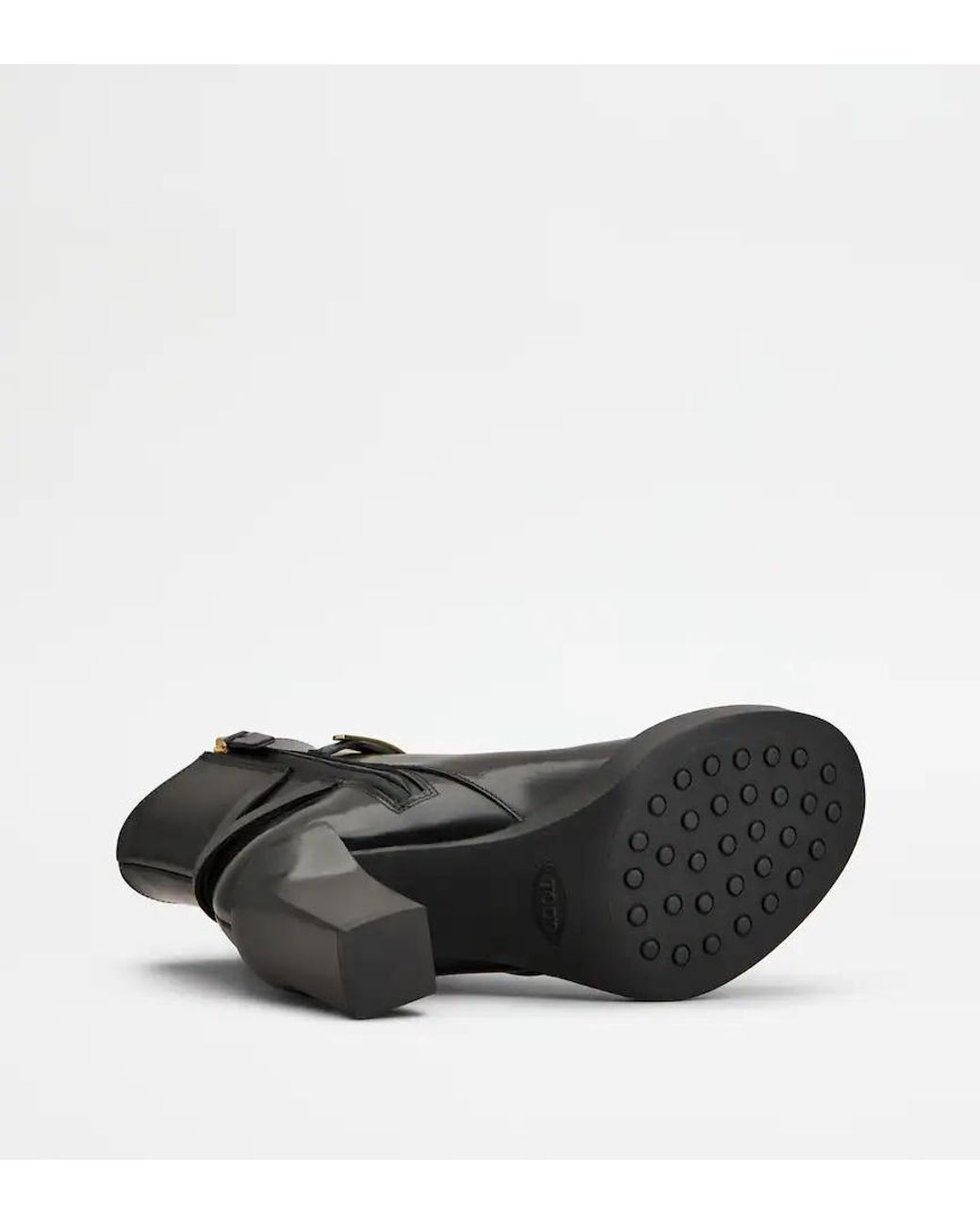 Tod's Black Zip-Up Ankle Boots