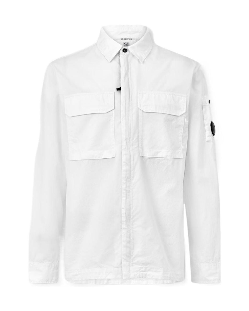 C P Company White Overshirt for men