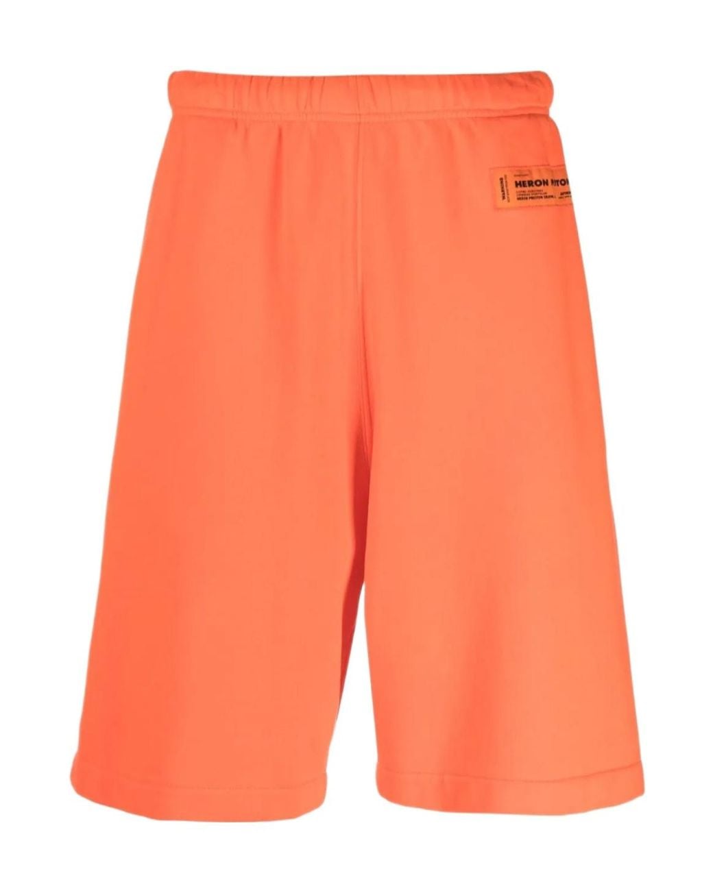 Heron Preston Orange Logo Shorts for men