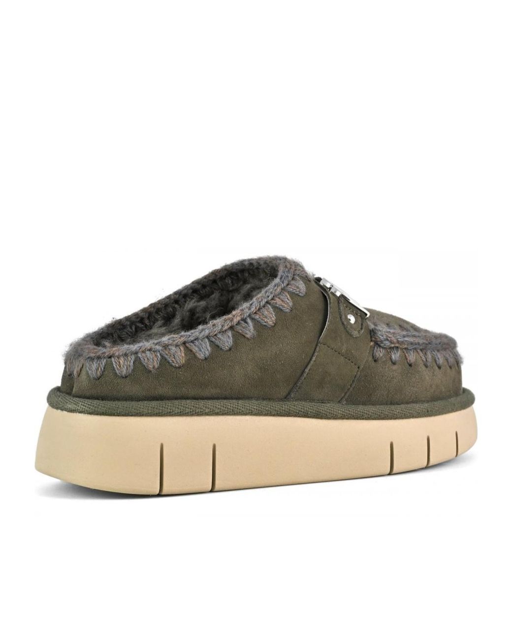 Mou Multicolor Logo-Lettering Round-Toe Slippers
