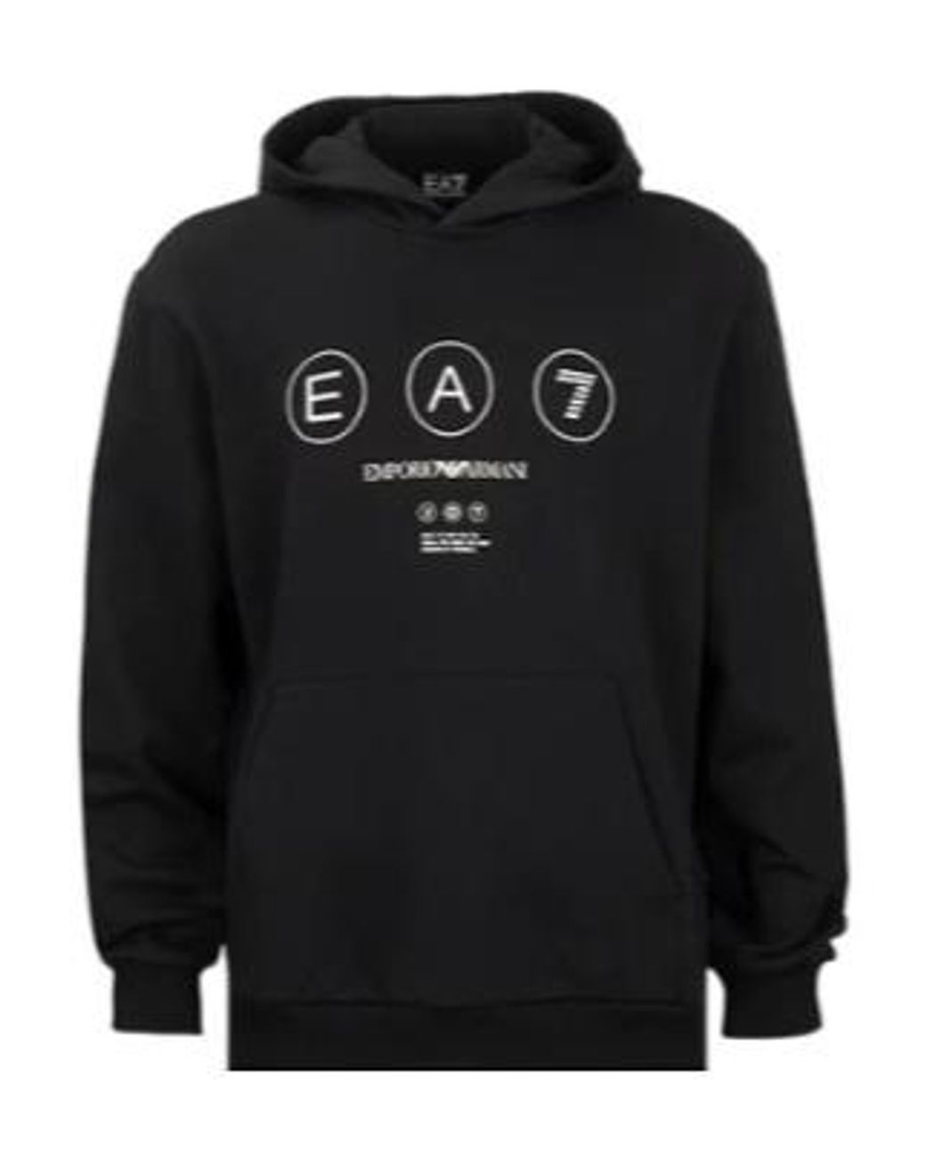Emporio Armani Black Long-Sleeved Sweatshirt for men