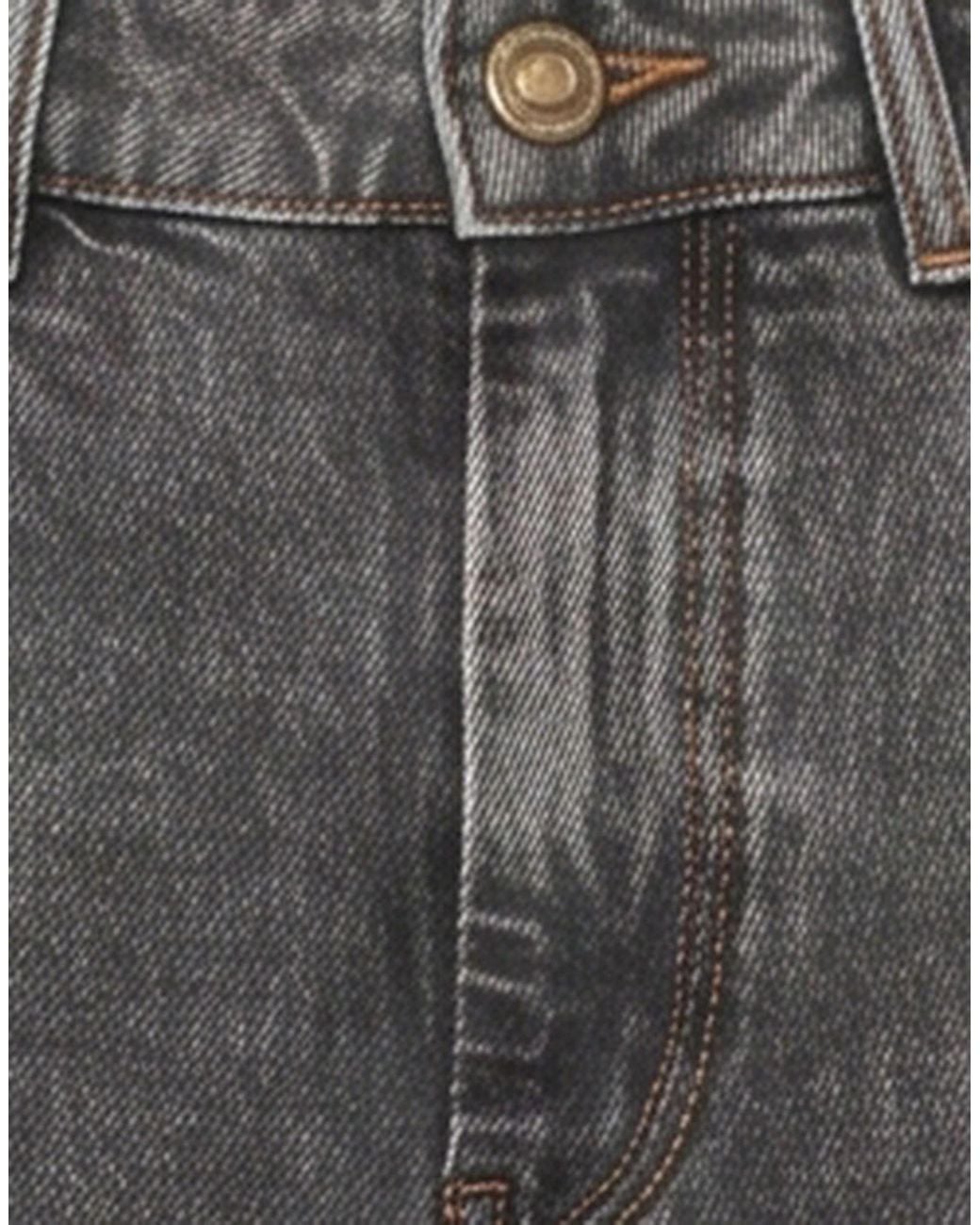 Ganni Gray Denim Trousers