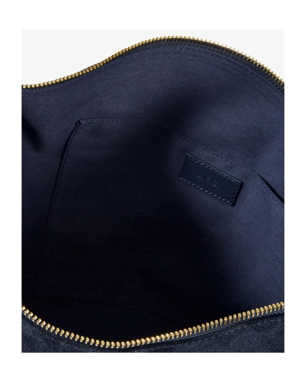 A.P.C. Blue Vera Maxi Shoulder Bag
