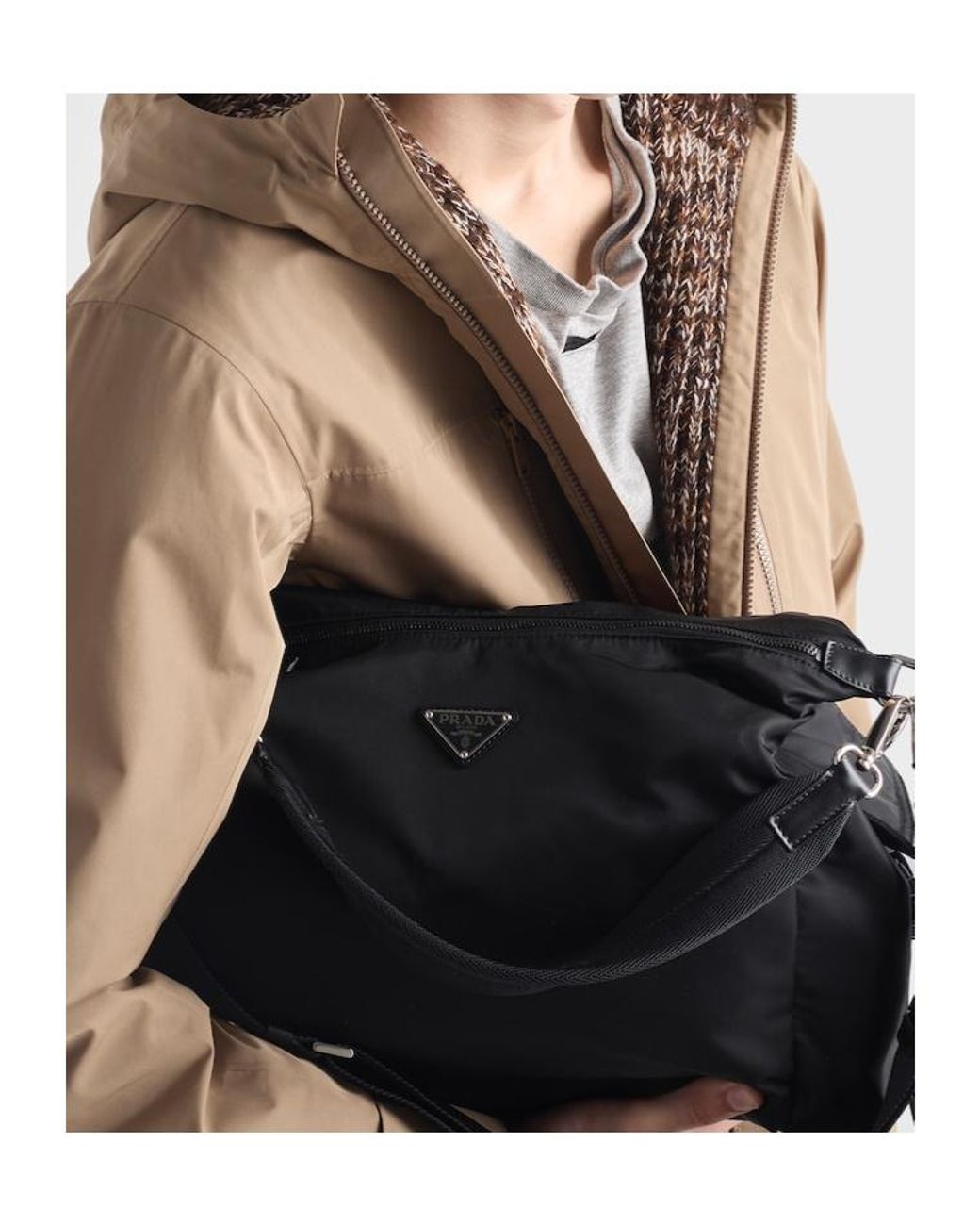 Prada Natural Technical Fabric Jacket for men