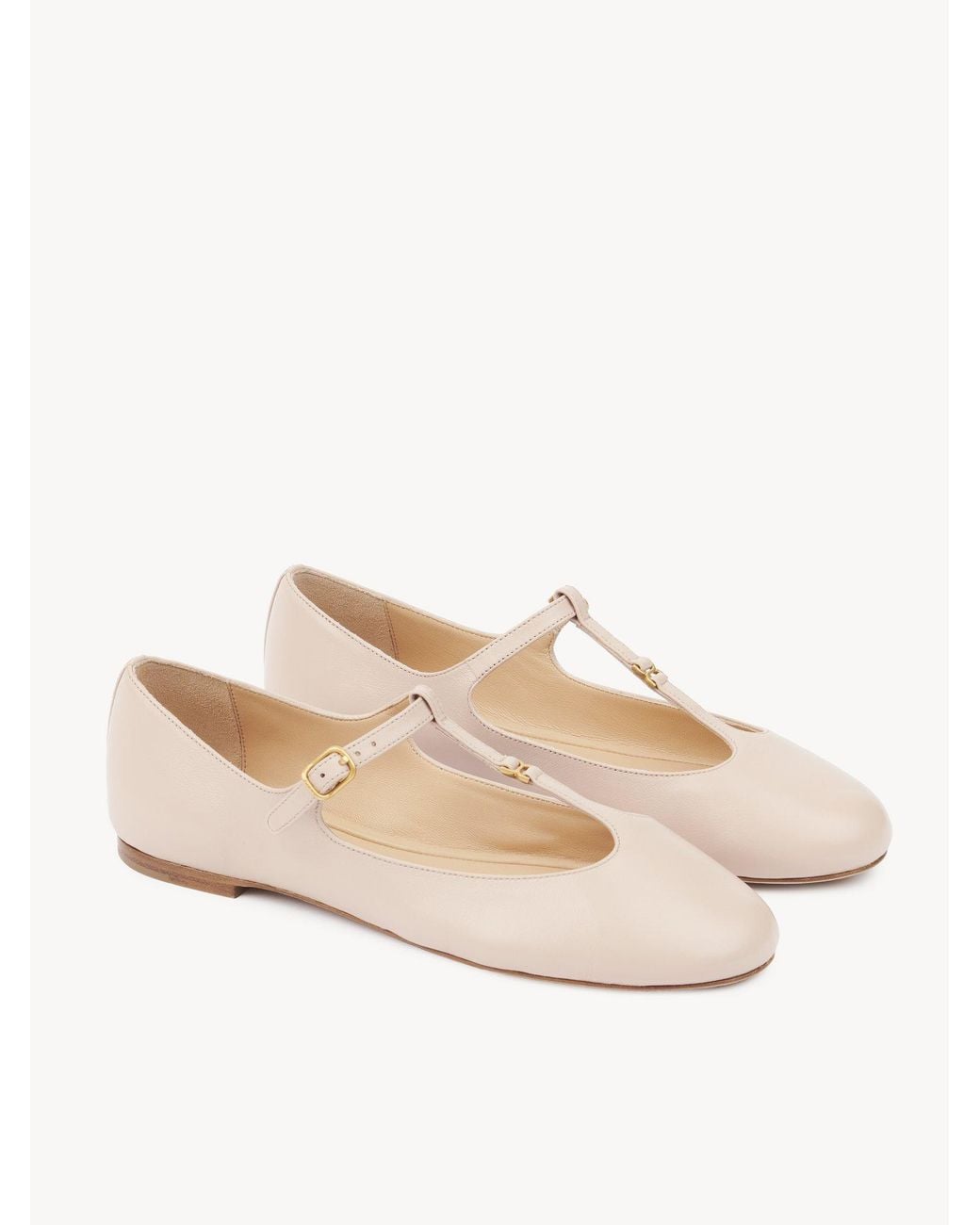 Chloé Pink Chloé Marcie Ballet Flats