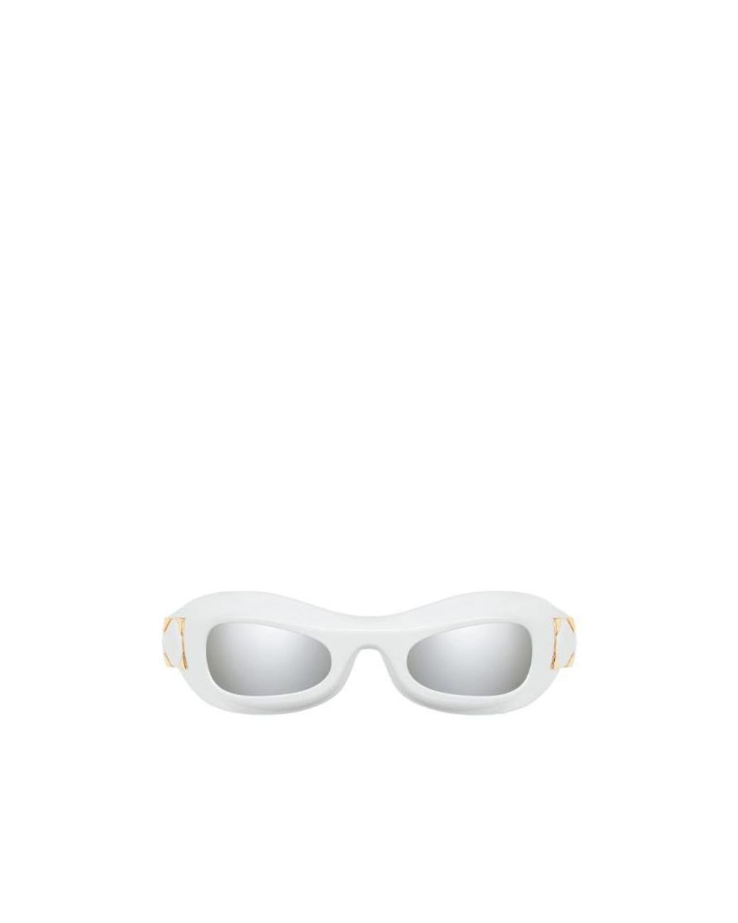 Dior White Eyewear Oval-Frame Sunglasses