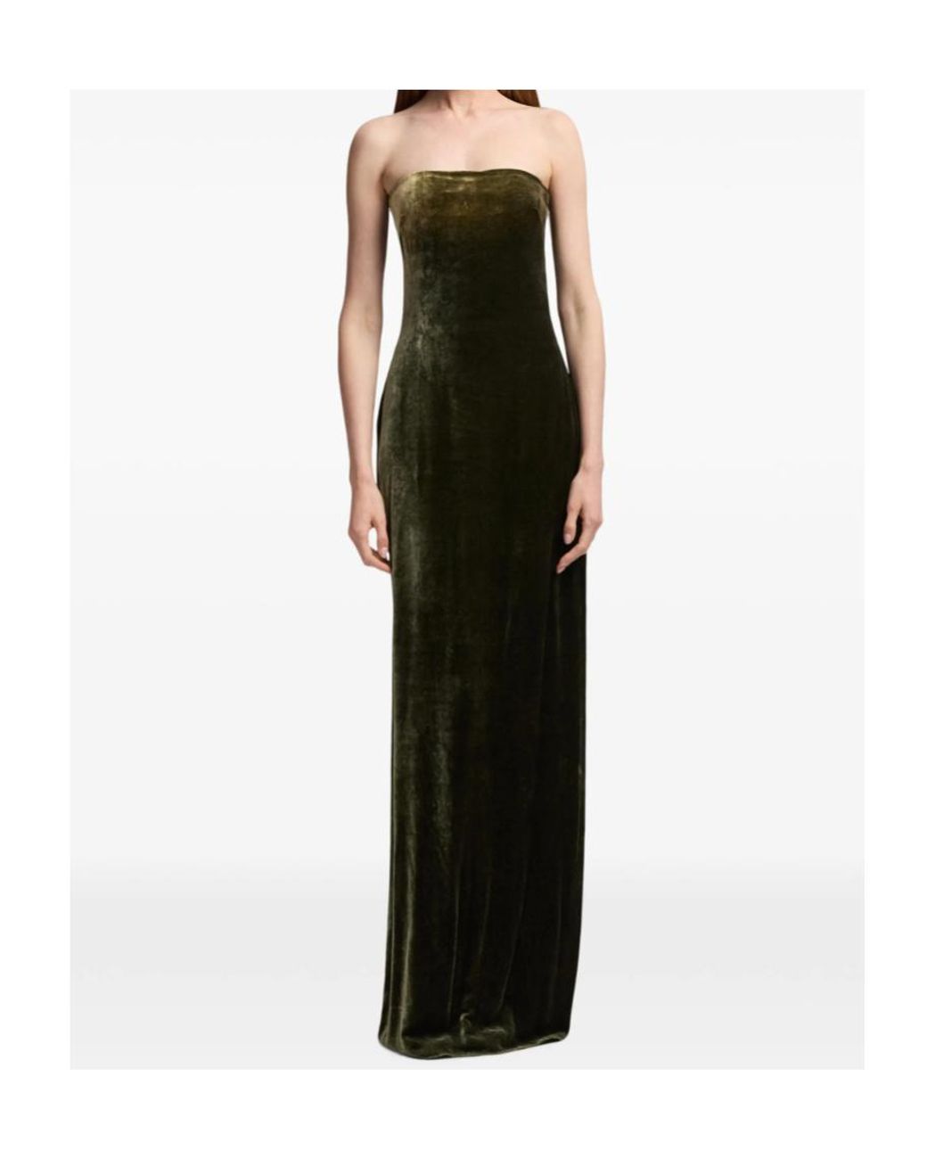 Ralph Lauren Black Farley Strapless Maxi Dress