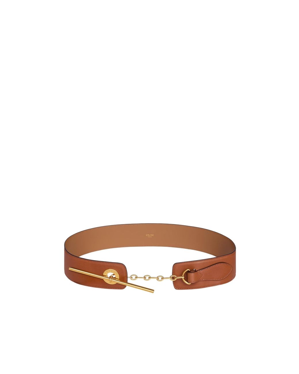 Céline Brown Disc Belt 50