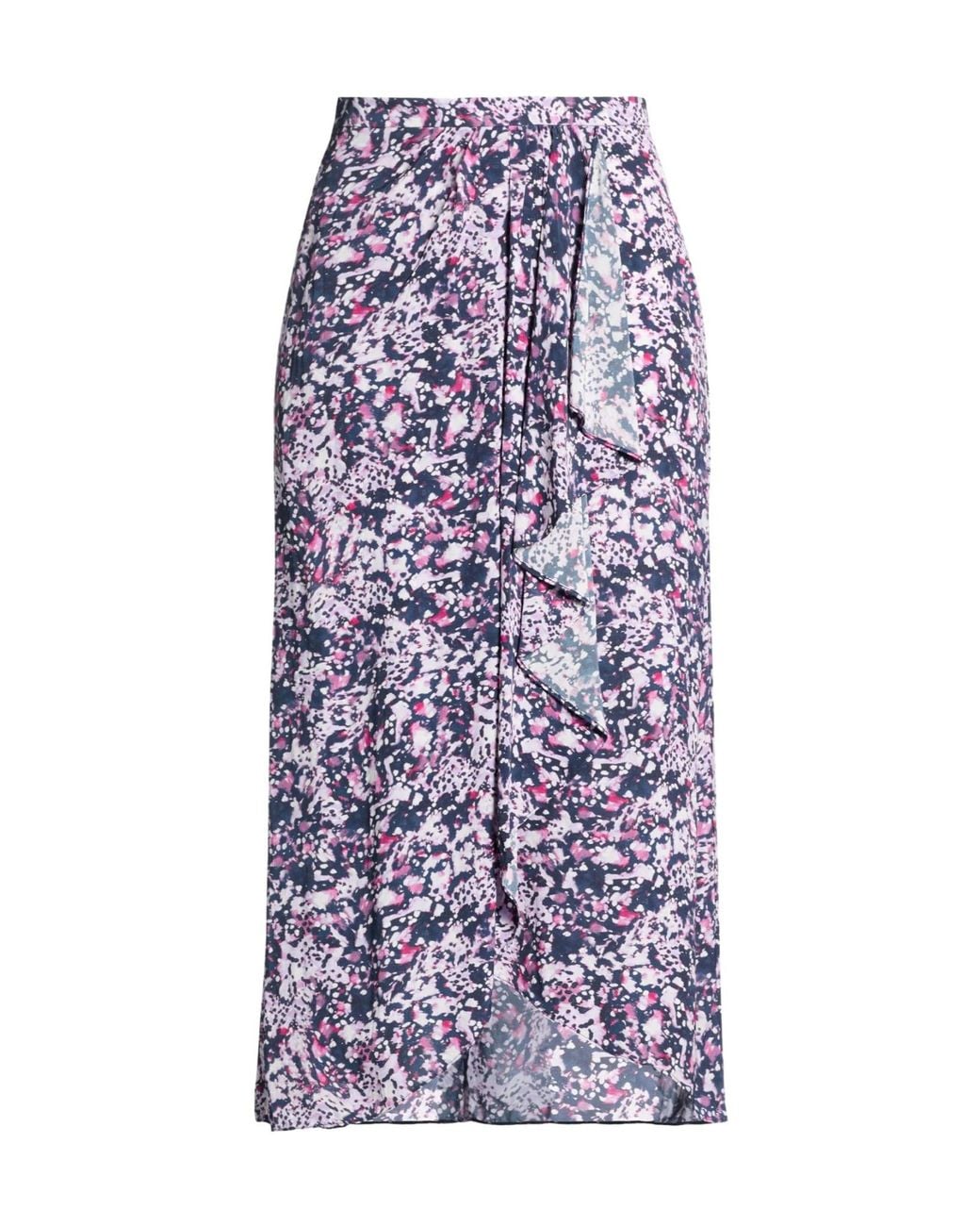 Isabel Marant Purple Ruffled Skirt