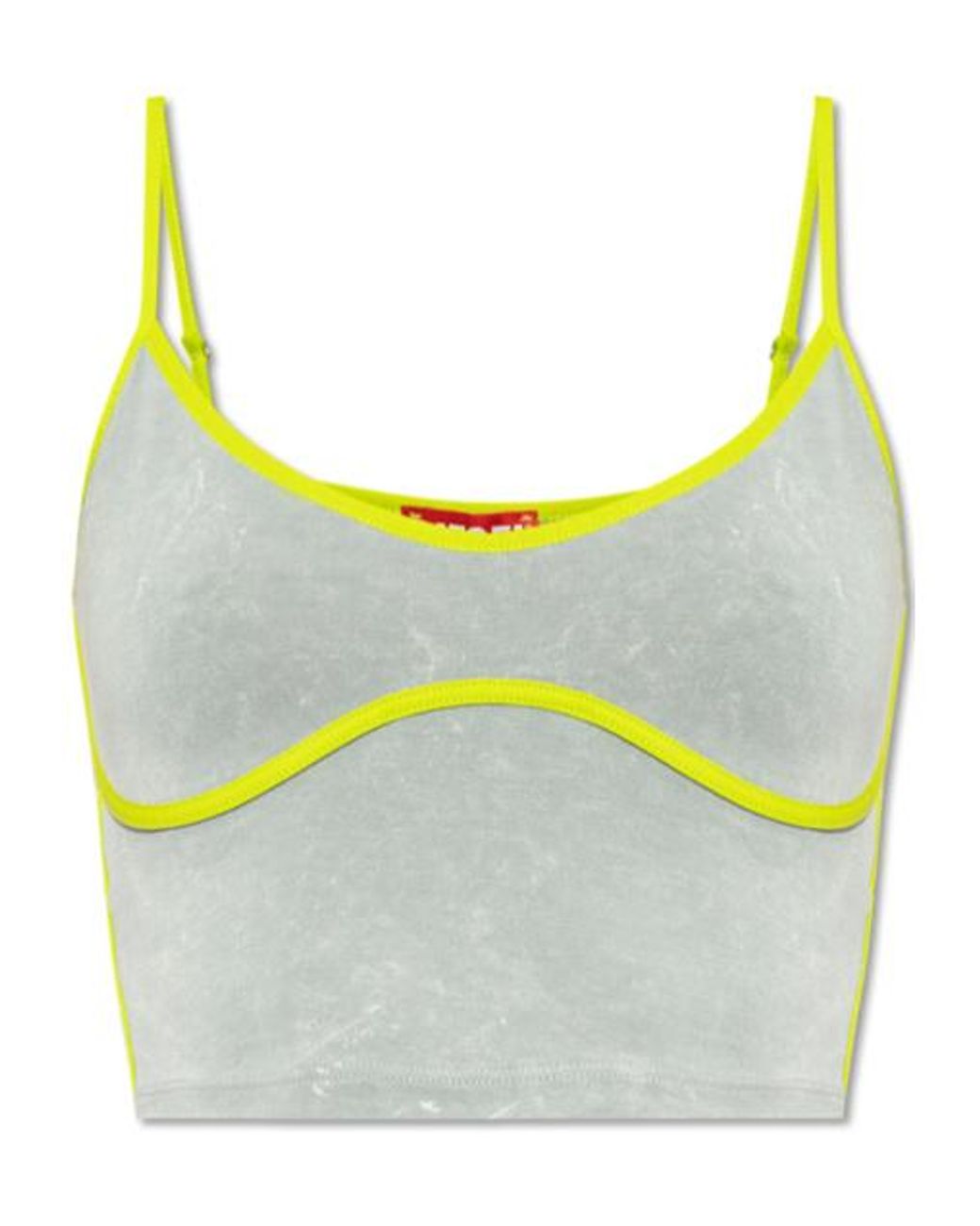 DIESEL Yellow T-Wow Spaghetti Strap Top