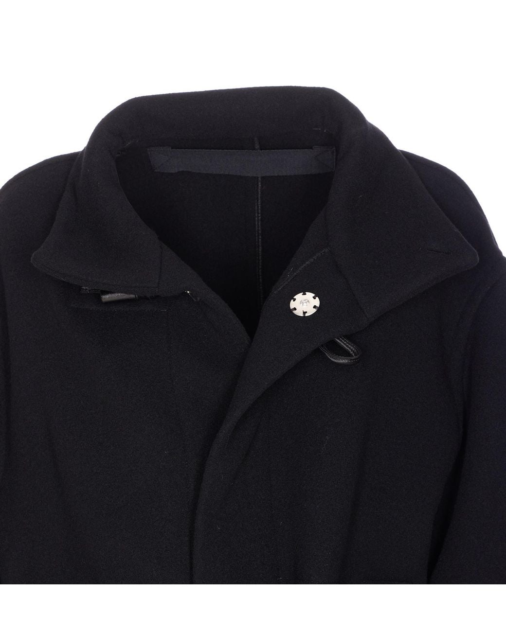 Lemaire Black Short Duffle Coat