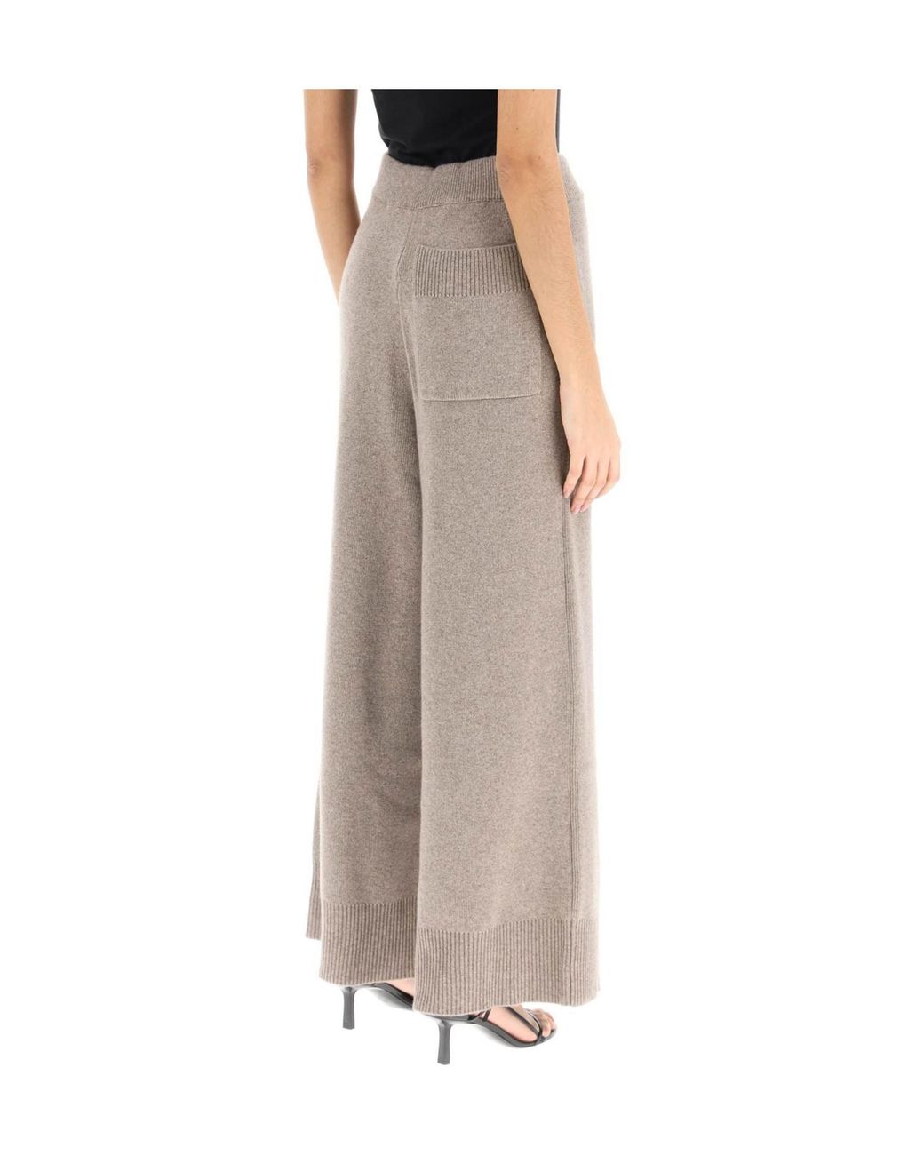 The Row Natural Ribbed-Knit Long-Sleeved Jumper