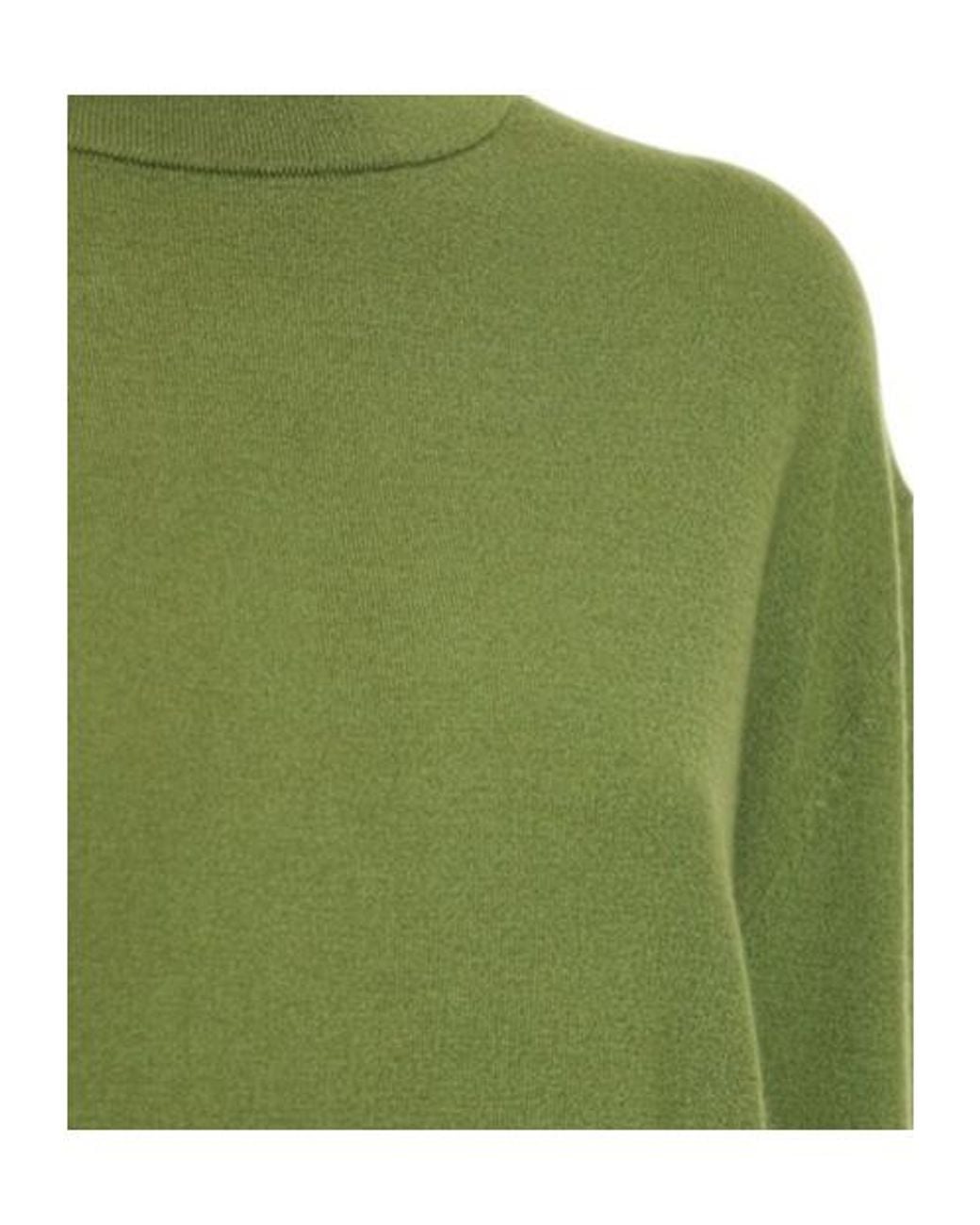Extreme Cashmere Green Long-Sleeved Cashmere Blend Knitwear