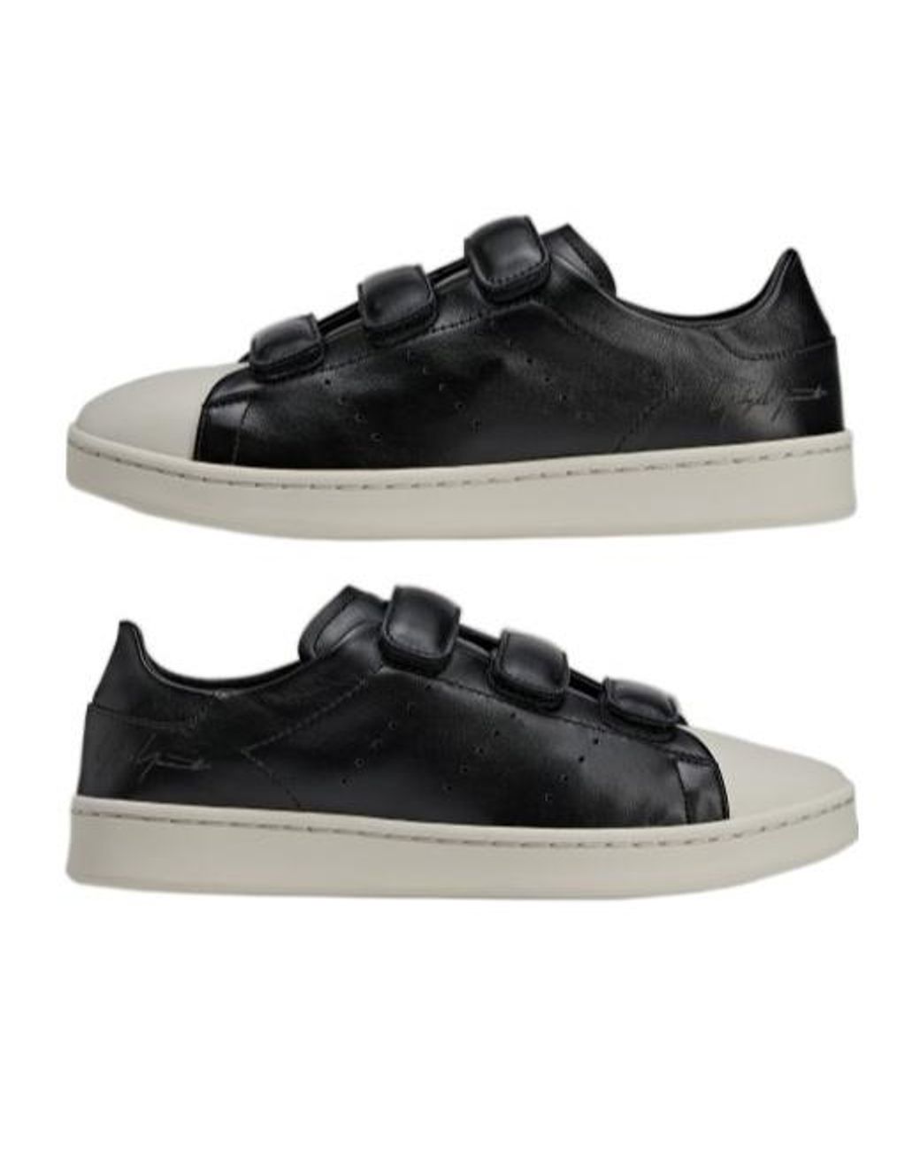 【Adidasコリア】 Y-3 Stan Smith Hook-And-Loop Shoes adidas Y-3 Stan Smith Hook-And-Loop - Black | Free Shipping