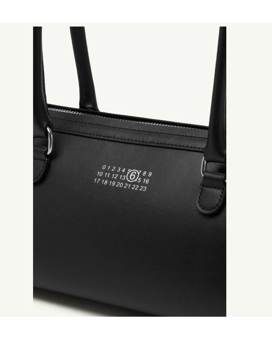 MM6 by Maison Margiela Black Bauletto Shoulder Bag