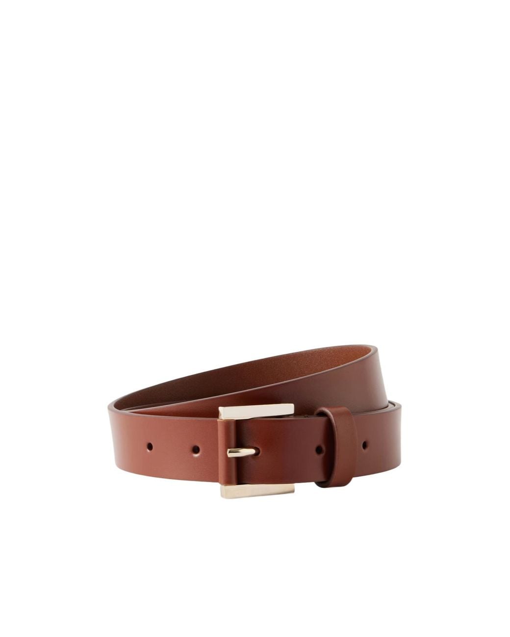 Tom Ford Brown Buckled Leather Belt