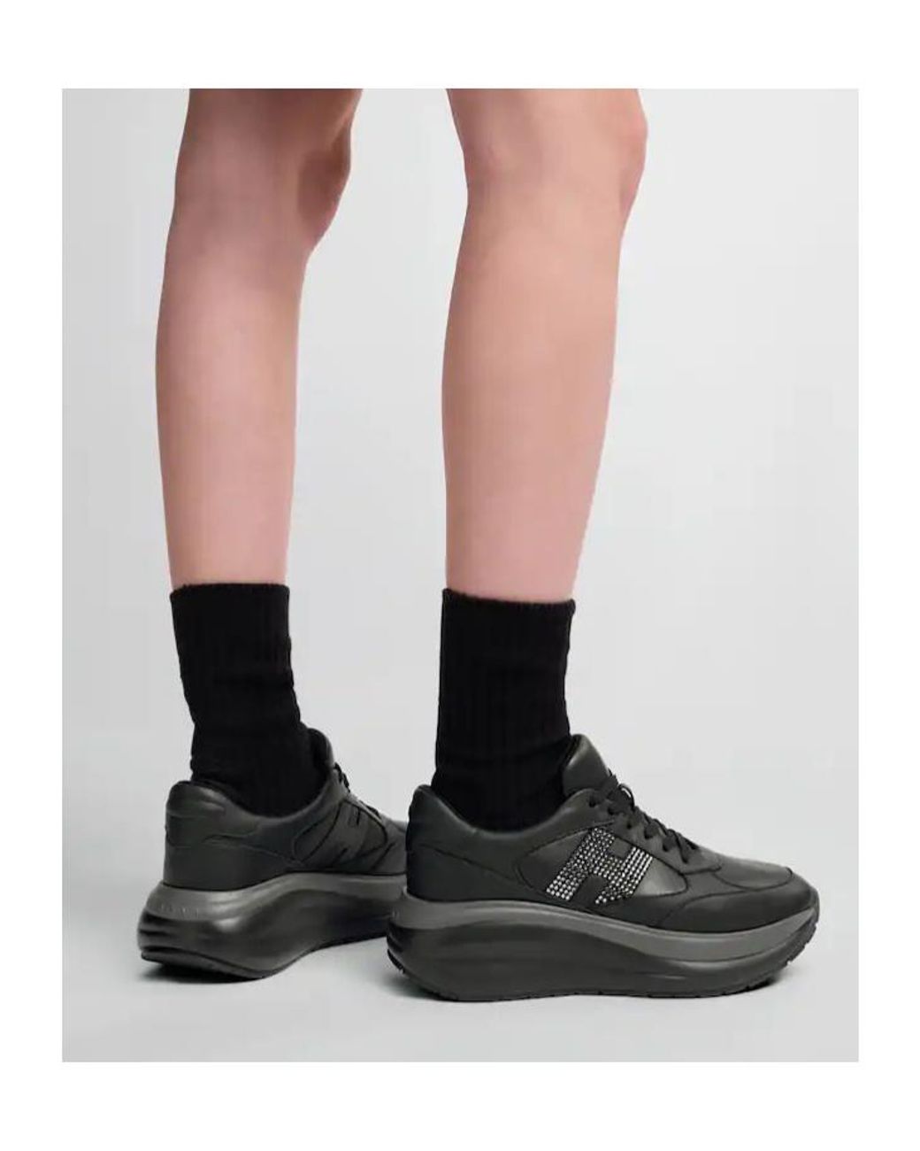 Hogan Black Maxi I Active Sneakers
