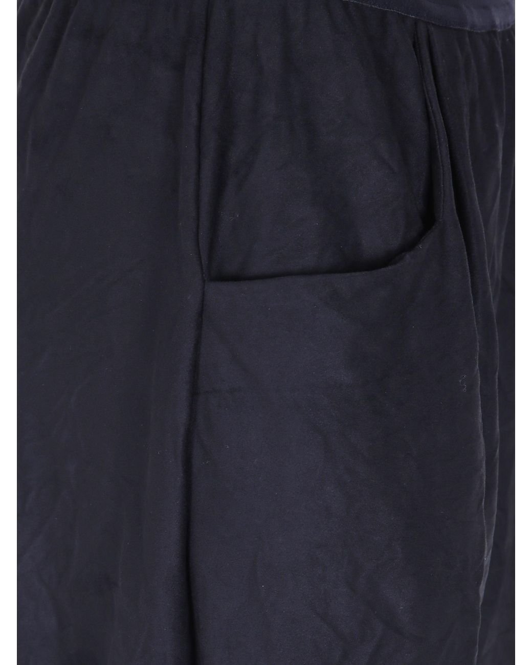 Maria Calderara Blue Elastic-Waist Casual Trousers