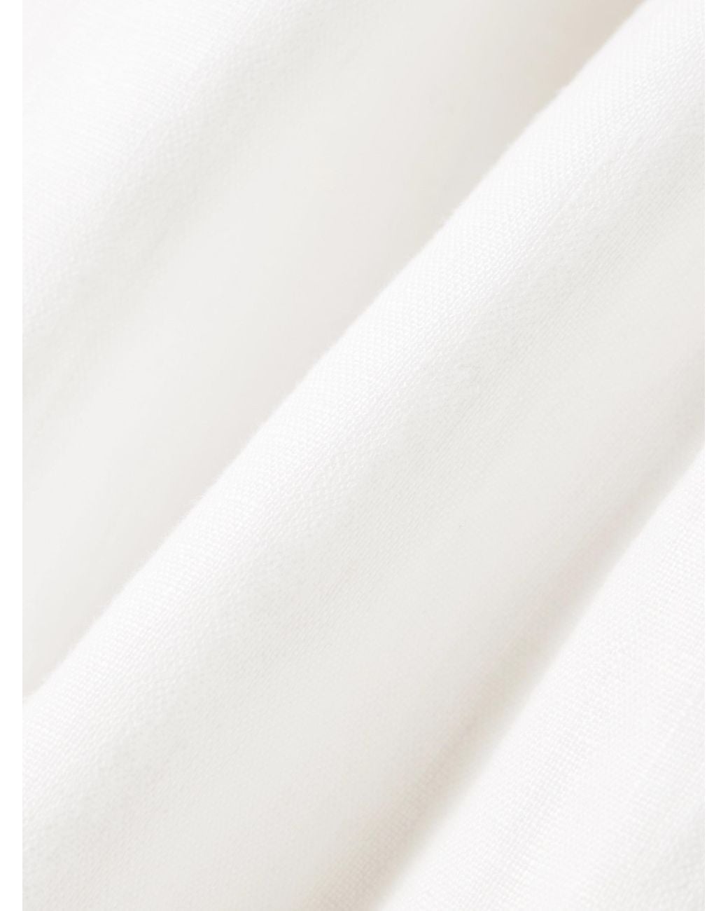 Posse White Emma Linen Midi Skirt