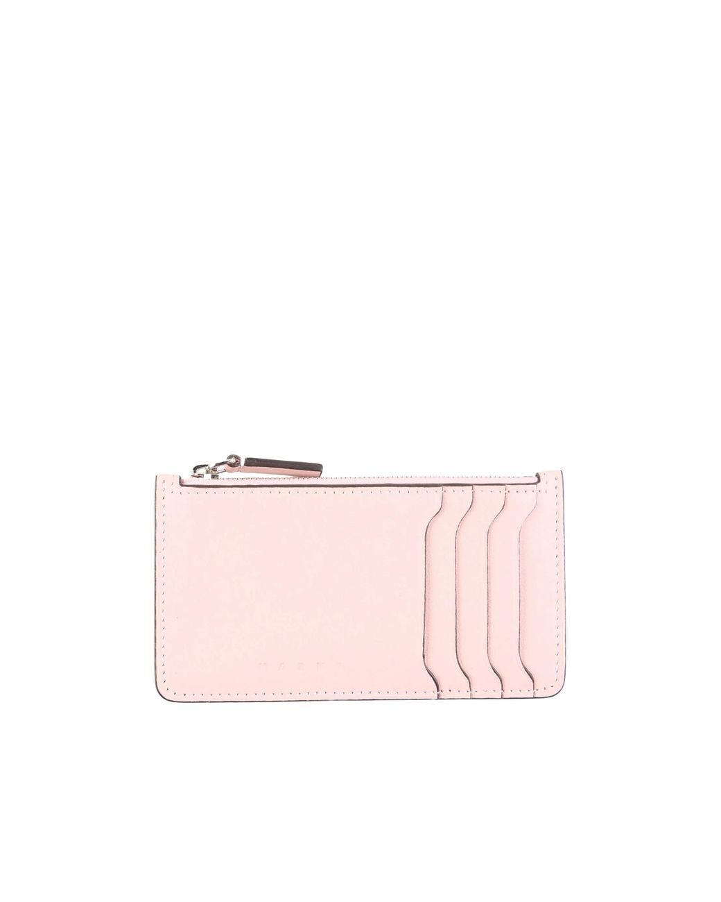 Marni Pink Leather Cardholders