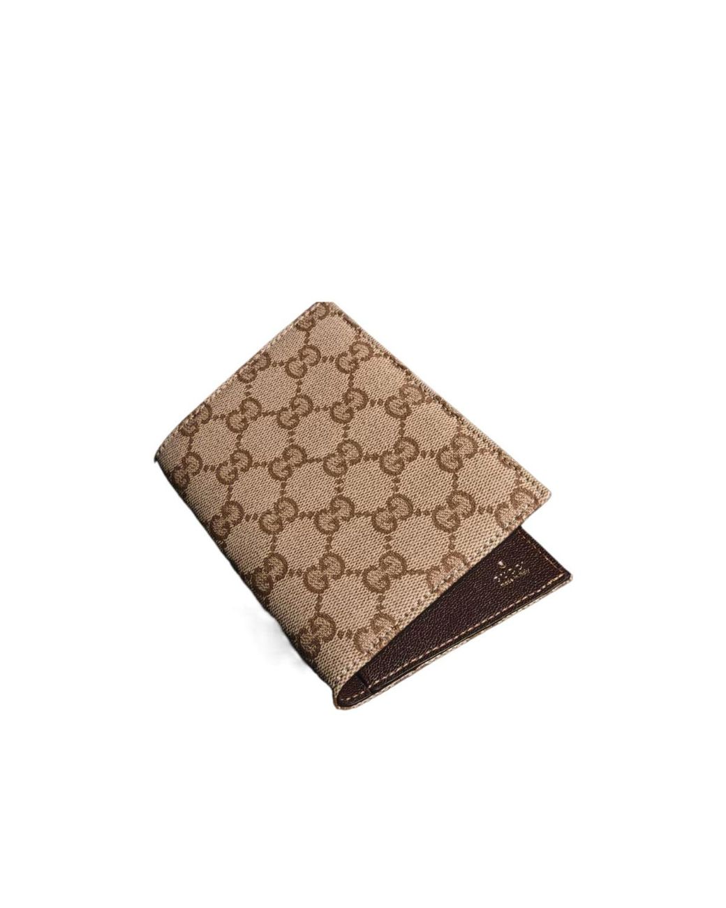 Gucci Brown Essence Classic Passport Case