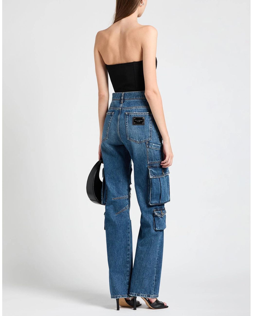 Dolce & Gabbana Blue Medium Straight Leg Jeans