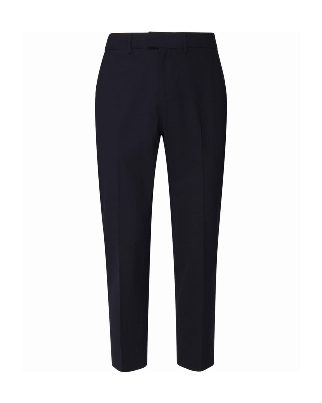 Dondup Blue Cigarette Fit Wool Pants for men
