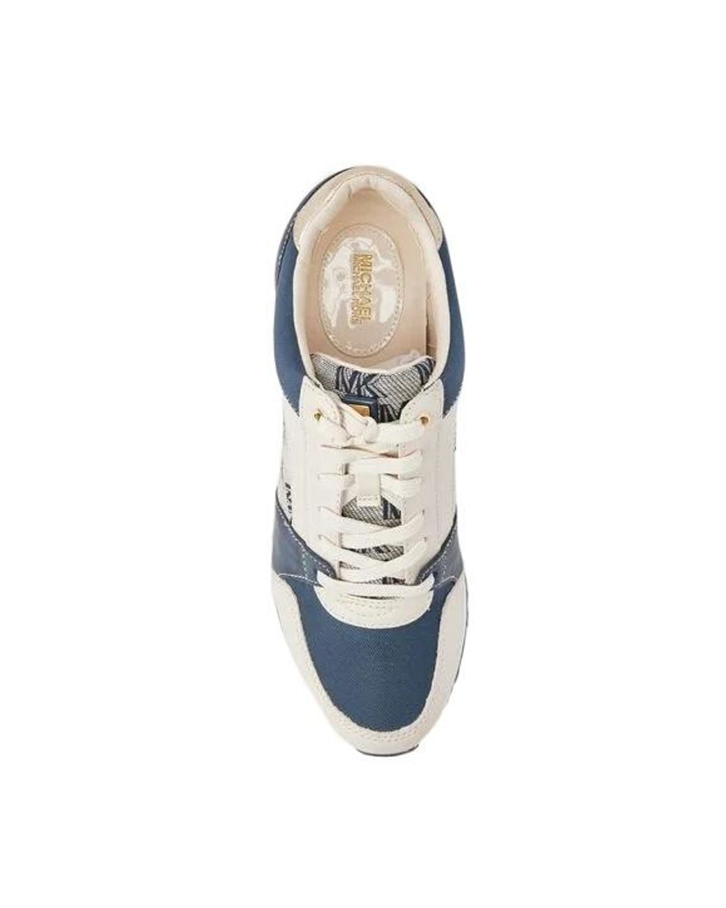 Michael Kors Blue Logo Lace-Up Sneakers
