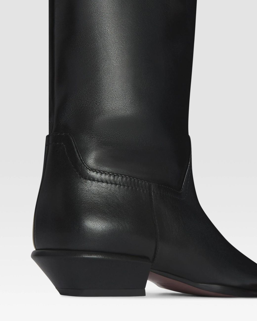 Paris Texas Black Bettina Square-Toe Boots