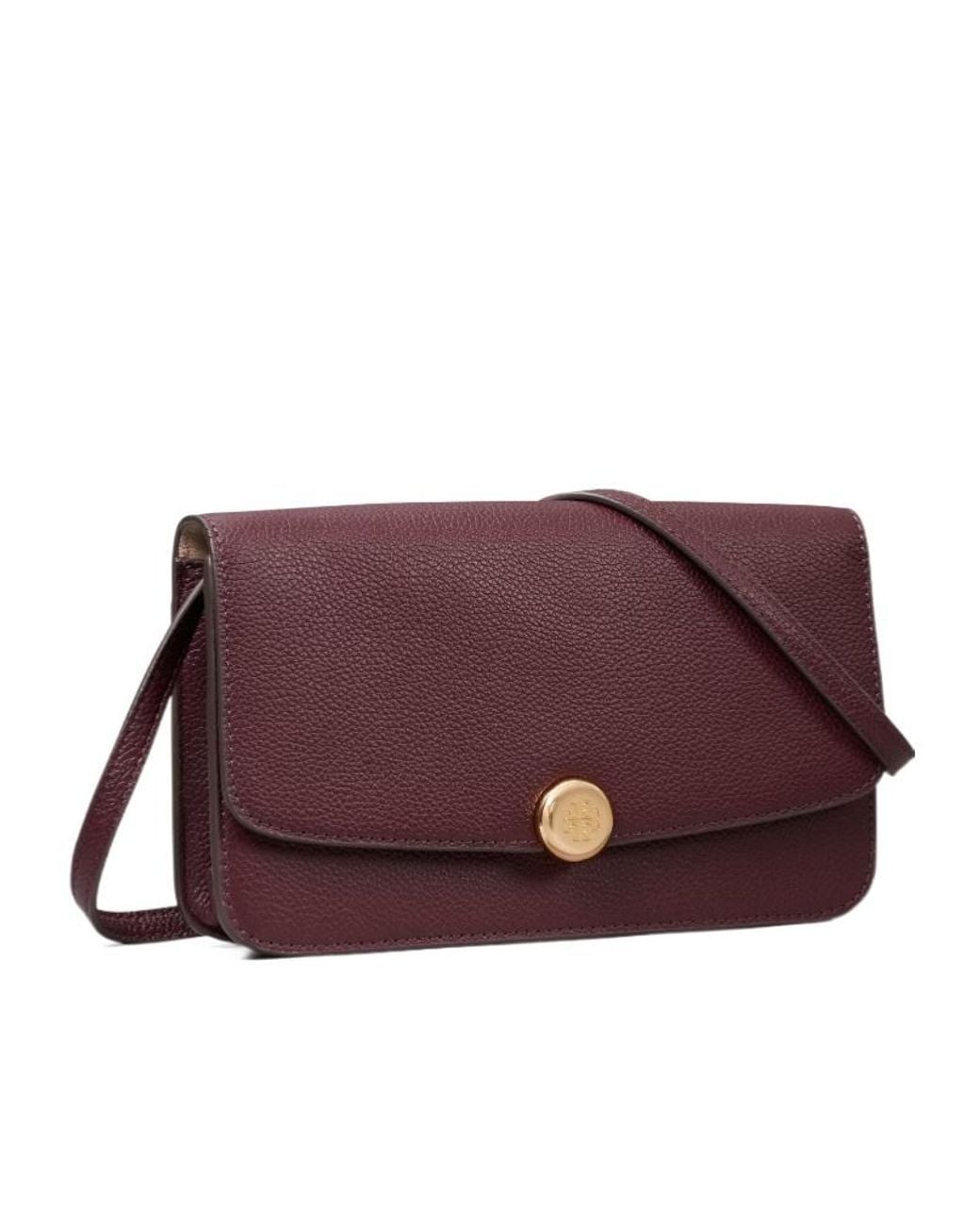 Tory Burch Purple Romy Flap Crossbody